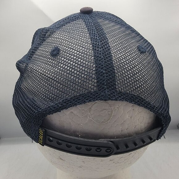 Scales Gear Fish The Rip Blue Trucker Hat Adjustable Snapback Mesh Back - Picture 3 of 9